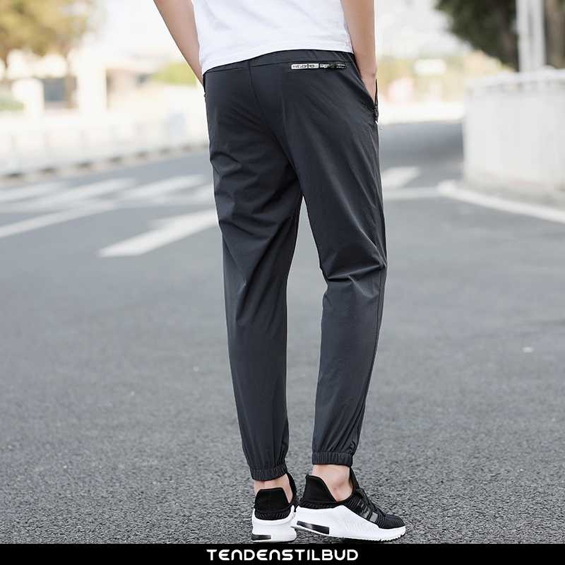 Casual bukser bukser herre skinny grå tendenstilbud.com