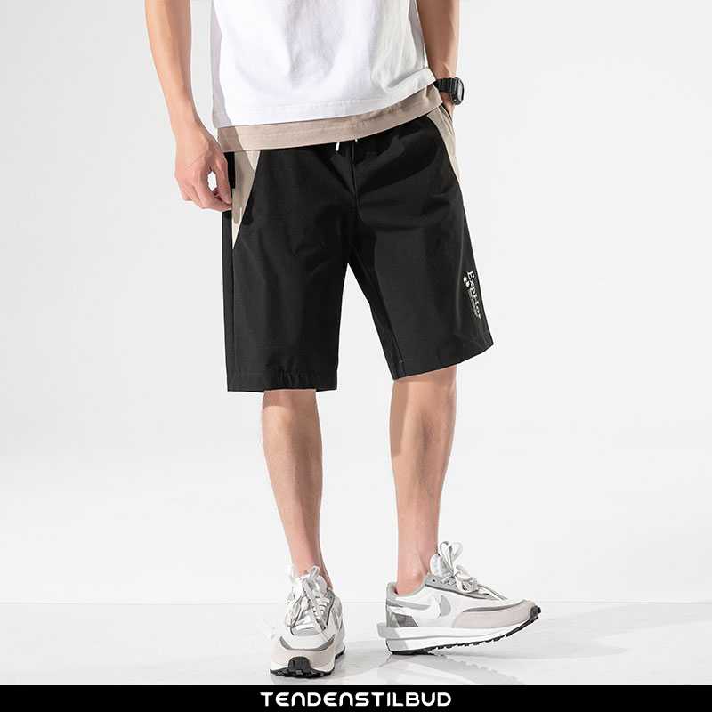 Bukser Herre Casual Bukser Bomuld Strand Shorts