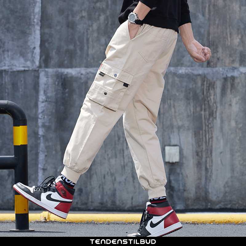 Bukser Herre Casual Bukser Slim Fit Camouflage
