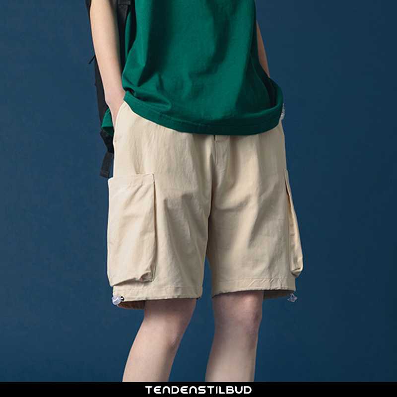 Bukser Herre Shorts Casual Khaki