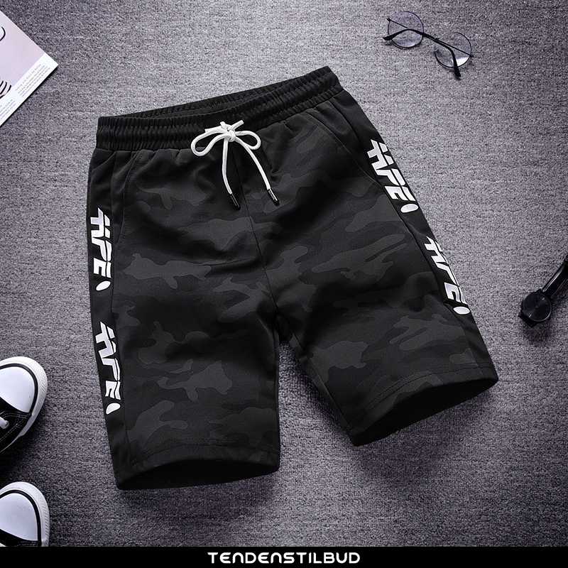 Bukser Herre Shorts Sommer Sort