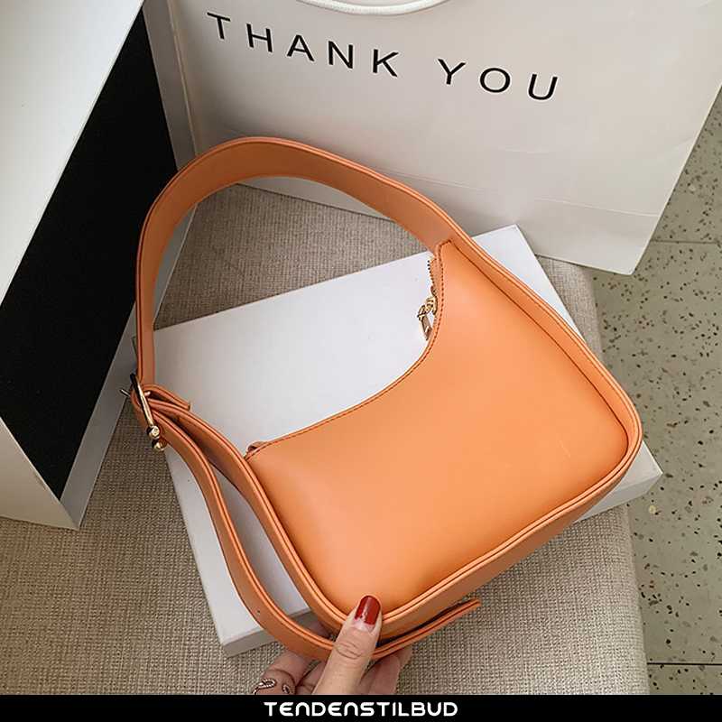 Håndtaske Dame Trend Kvalitet Orange