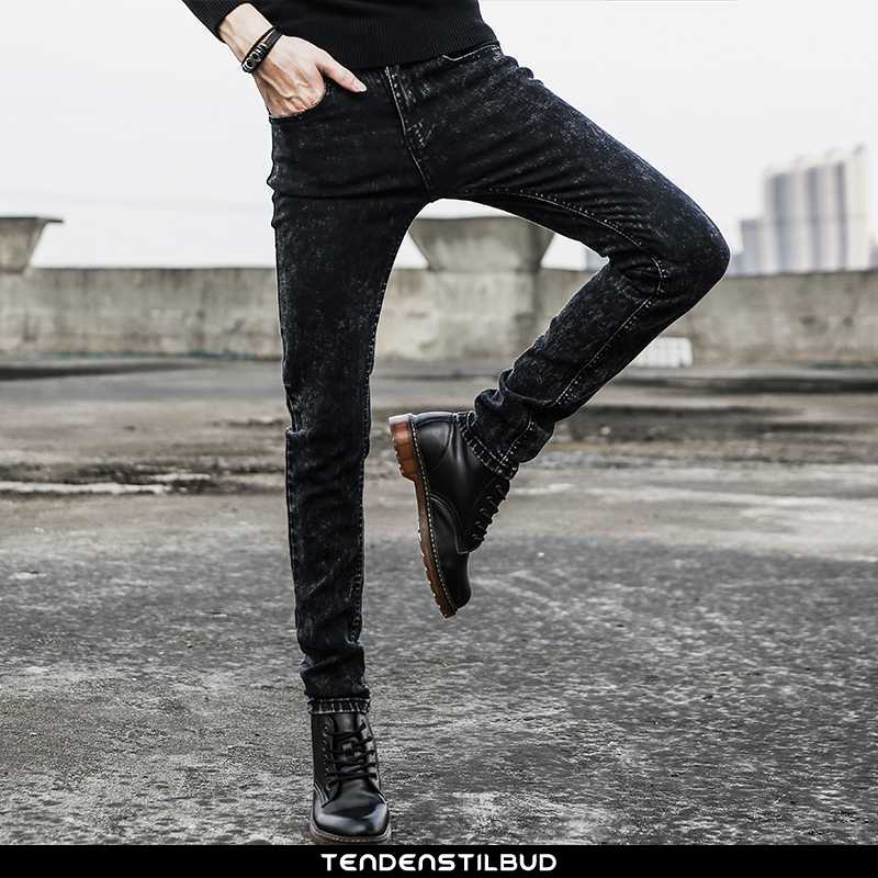 Jeans Herre Cowboybukser Skinny 2021