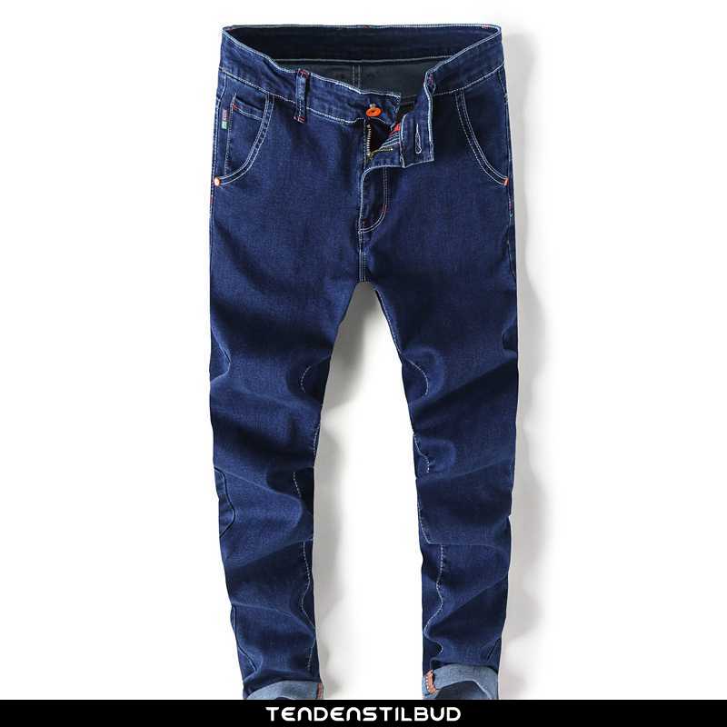 Jeans Herre Cowboybukser Slim Fit Ny