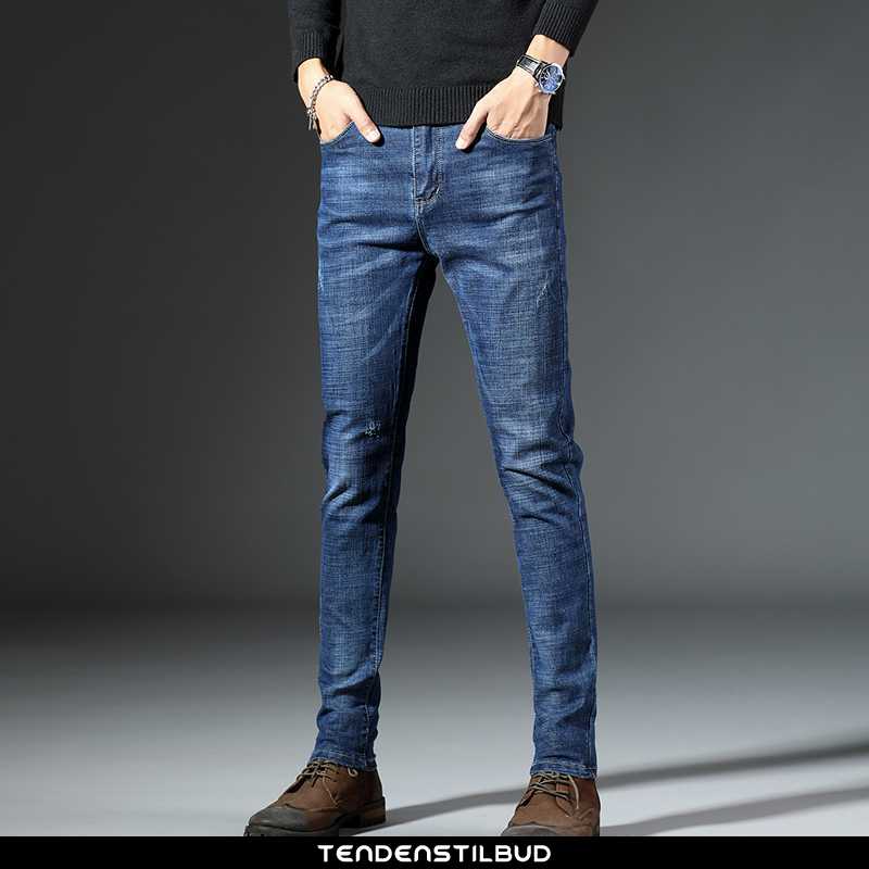 Jeans Herre Cowboybukser Straight Mænd