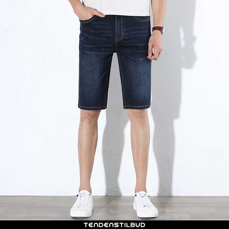 Jeans Herre Shorts Denim Forårs Ny