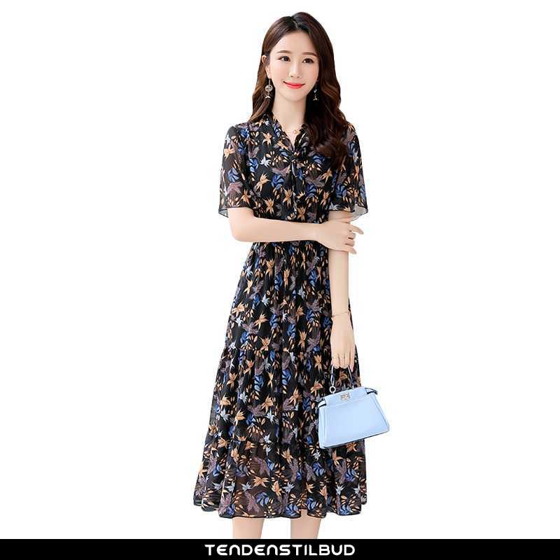 Kjoler Dame Kjole Casual Elegante