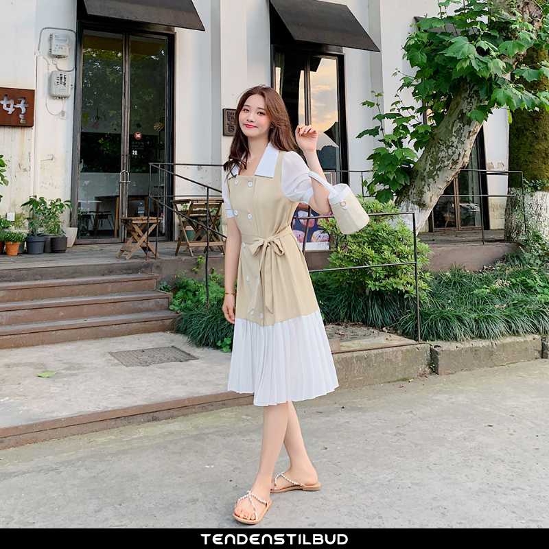 Kjoler Dame Kjole Chiffon Sommer 2020