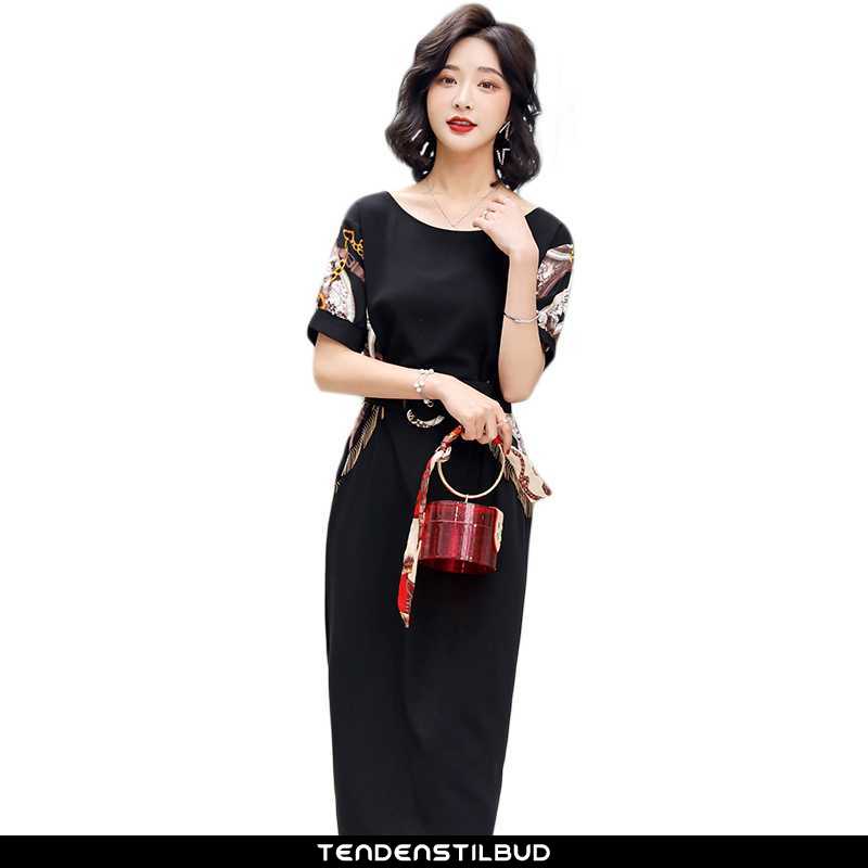 Kjoler Dame Kjole Elegante Sort