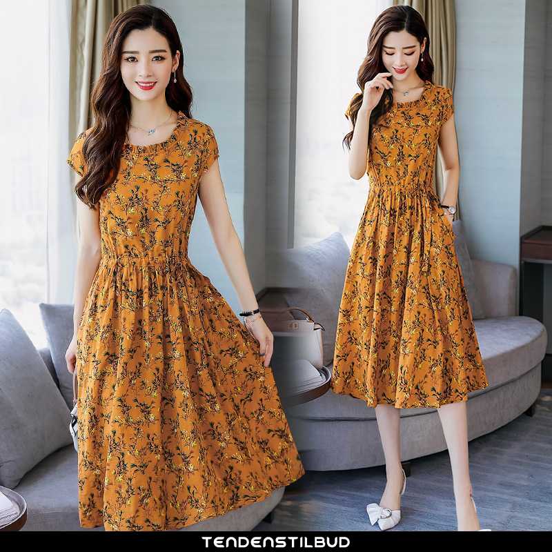 Kjoler Dame Kjole Skinny Simple