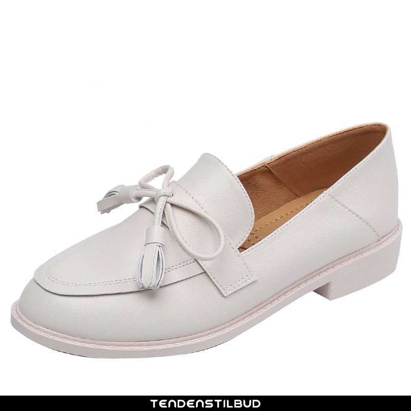 Loafers Dame Enkelt Sko Flade Slip On