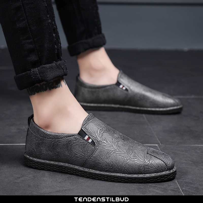 Loafers Herre Lædersko Sommer Slip On