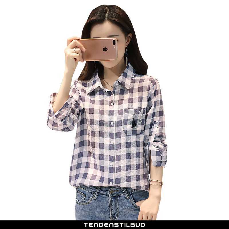 Skjorter Dame Bluser Skjorter Casual Ny