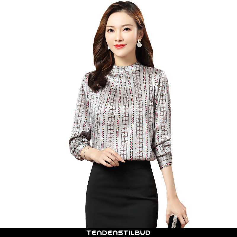 Skjorter Dame Bluser Skjorter Silke Slim Fit 2020