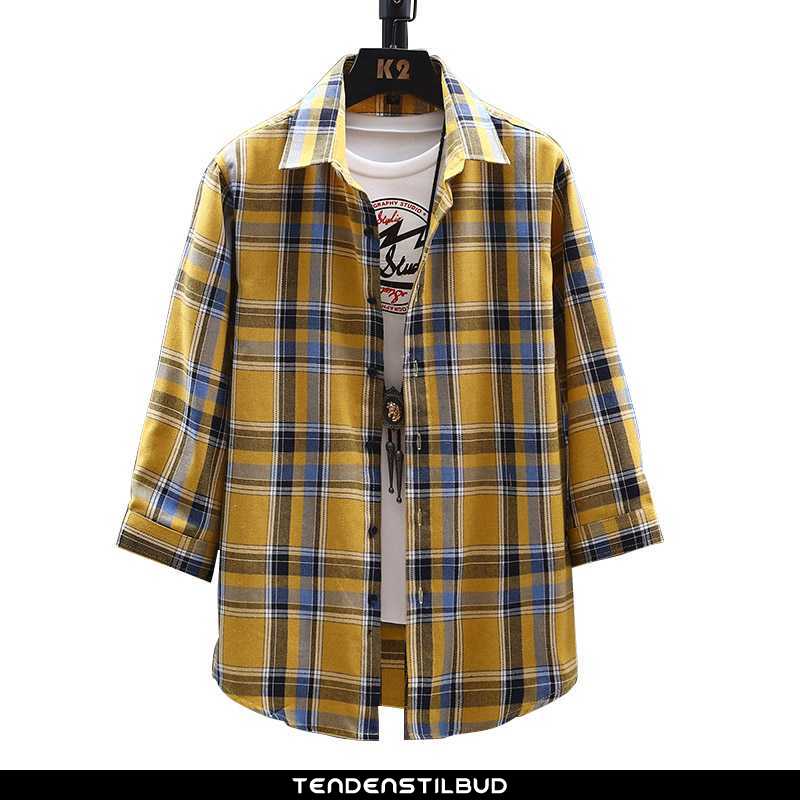 Skjorter Herre Bluser Skjorter Vintage Alt Matcher