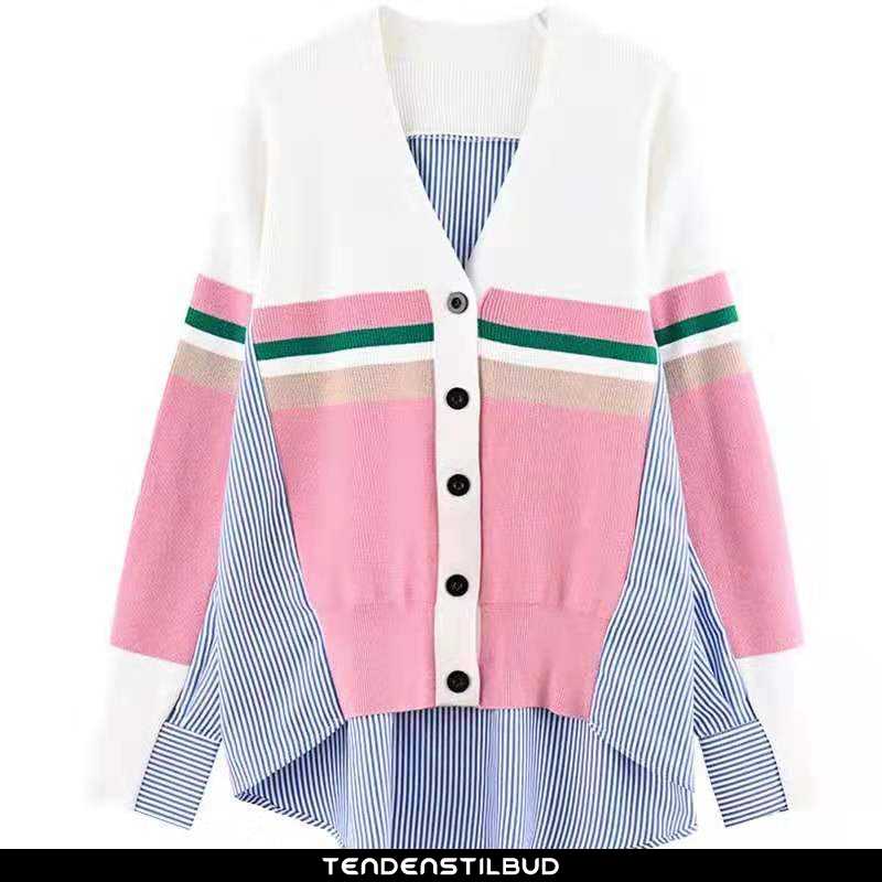 Sweatere Dame Sweater Korte Splejsning