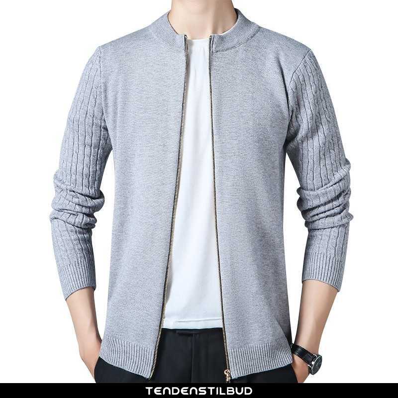 Sweatere Herre Cardigan Trend Grå