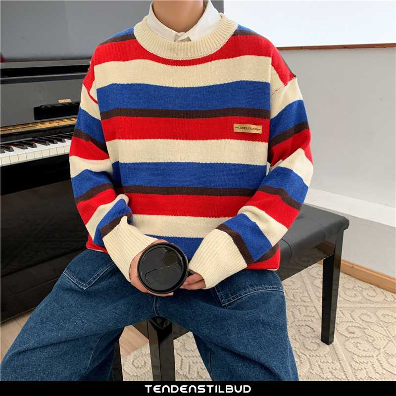 Sweatere Herre Sweater Casual Mesh
