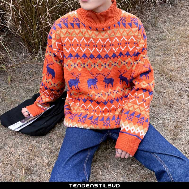 Sweatere Herre Sweater Løse Leggings