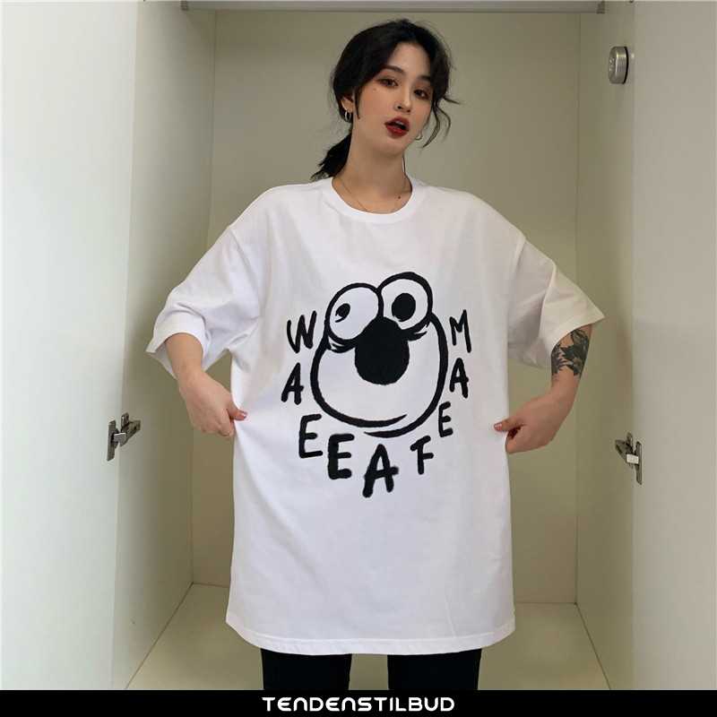 T-shirts Dame Kortærmet Store Størrelser Hvid
