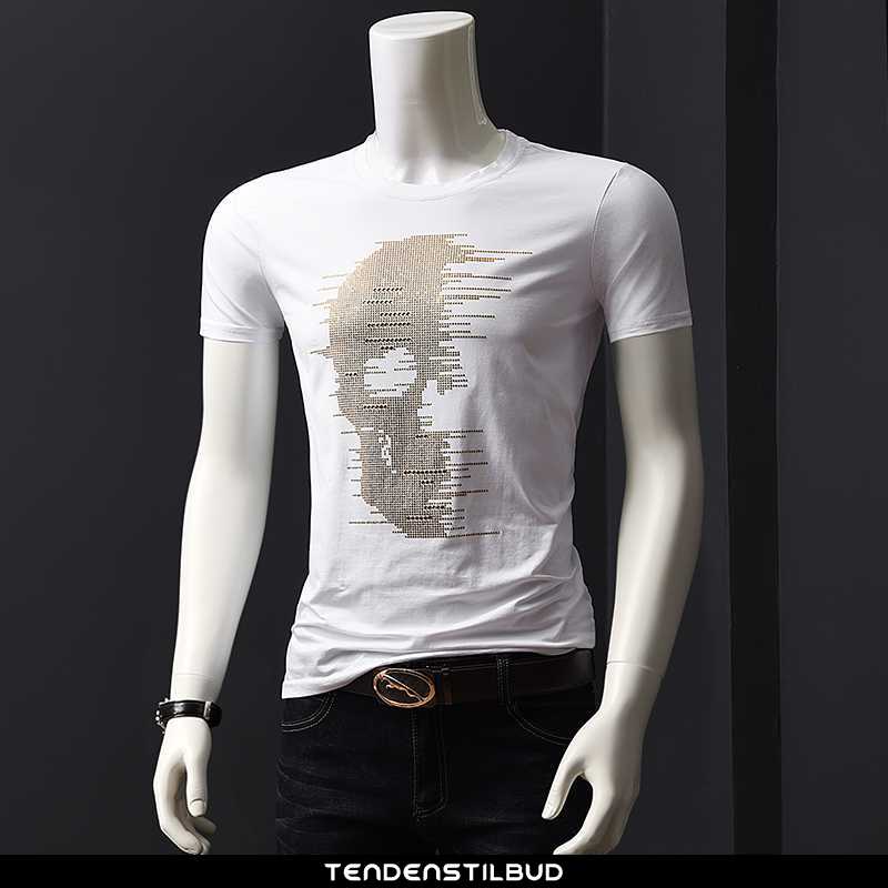 T-shirts Herre Sommer Jakke Hvid