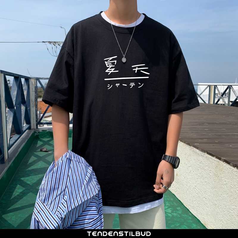 T-shirts Herre Sommer Jakke Sort