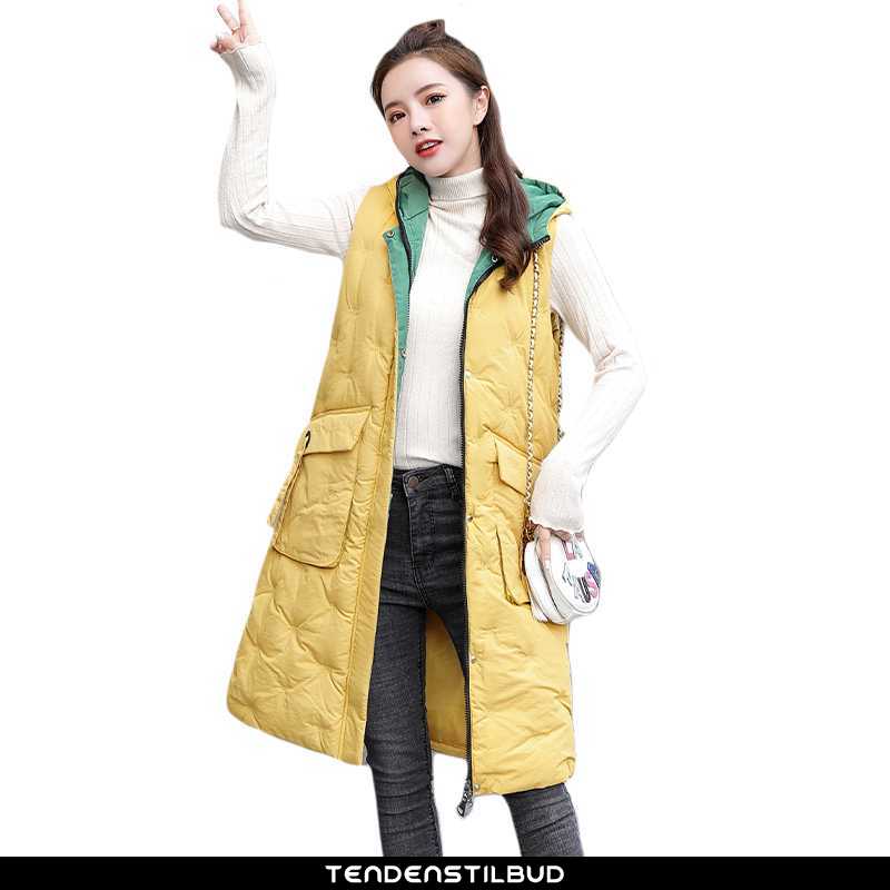 Vest Dame Casual Elegante Gul