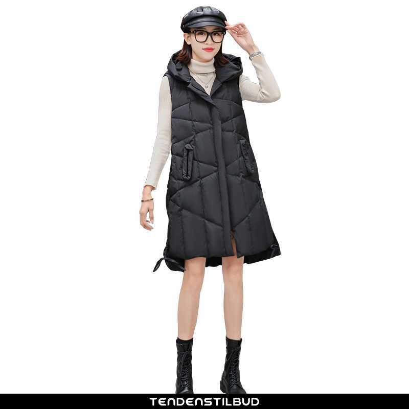 Vest Dame Mode Elegante Sort