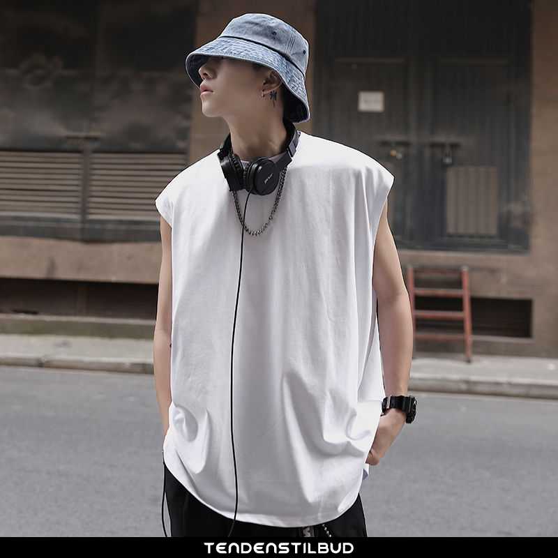 Vest Herre Sommer Ny Hvid